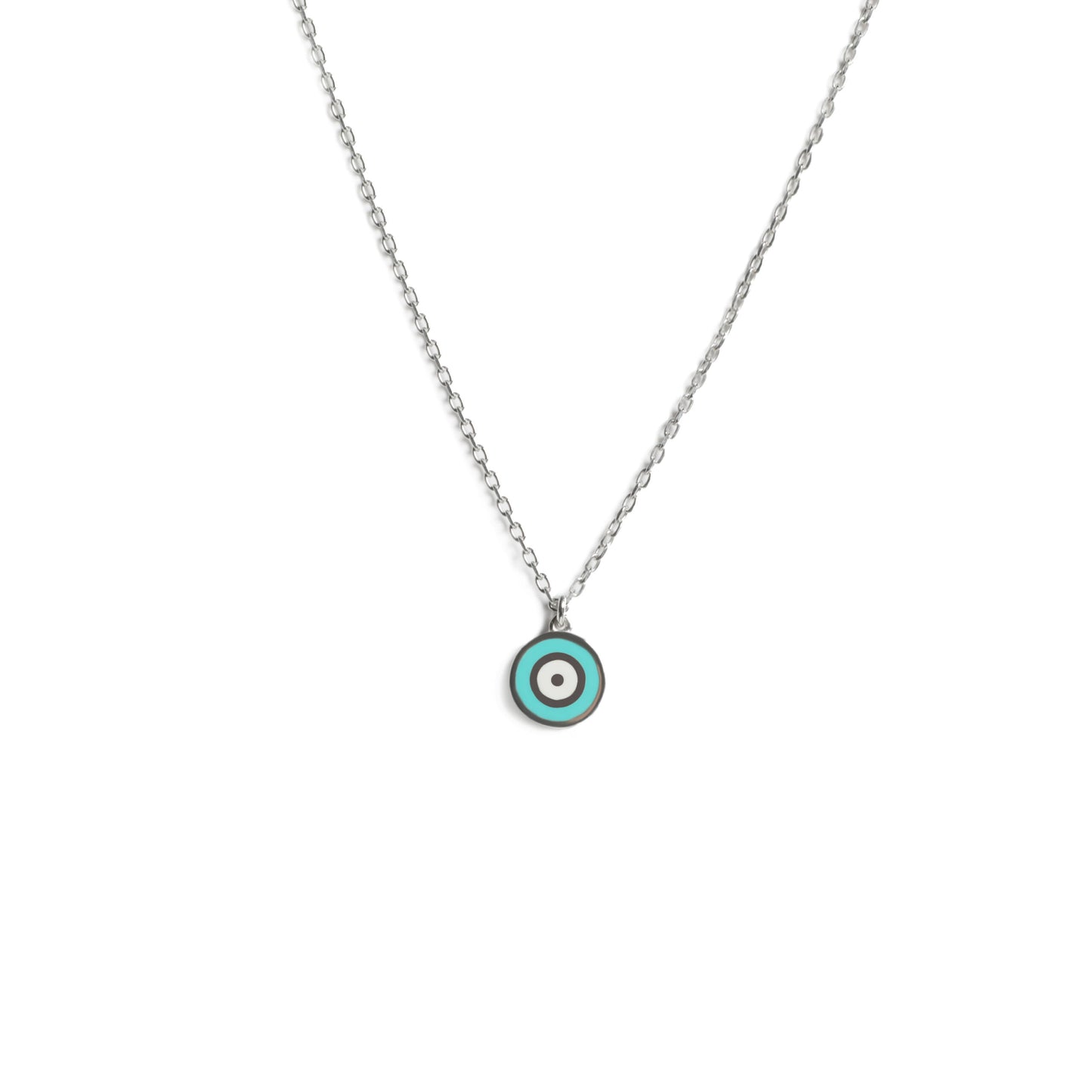 Enamel Eye Necklace