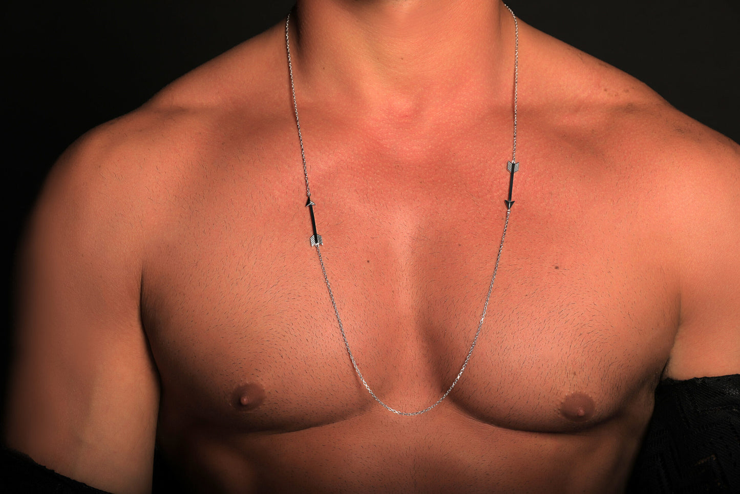 Arrow Double Charm Necklace