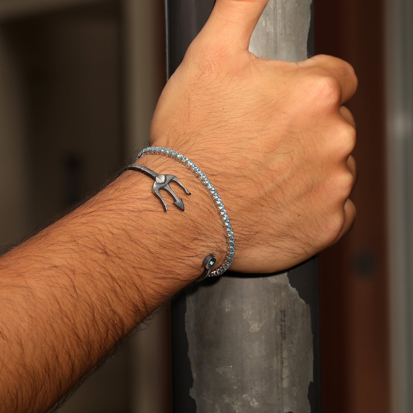 Aquamarine Tennis Bracelet