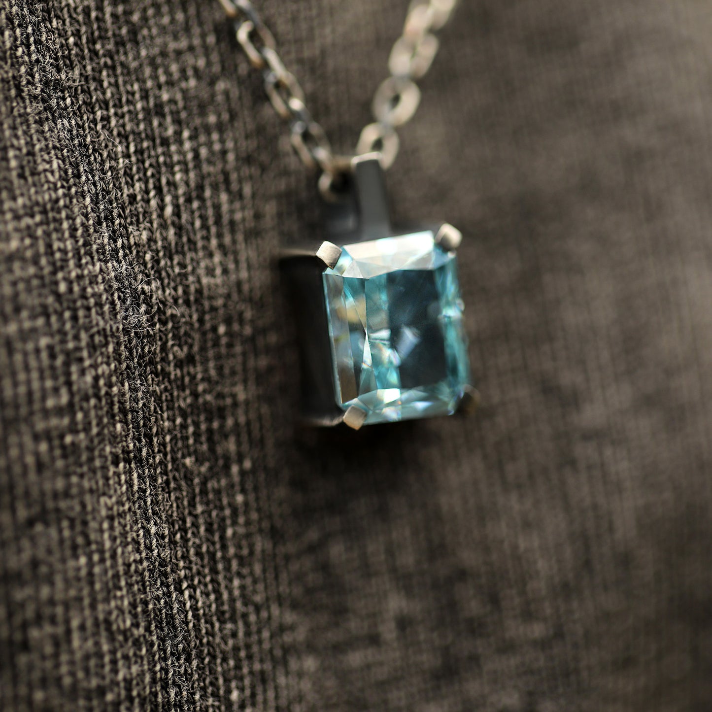 Aquamarine Shimmera Necklace