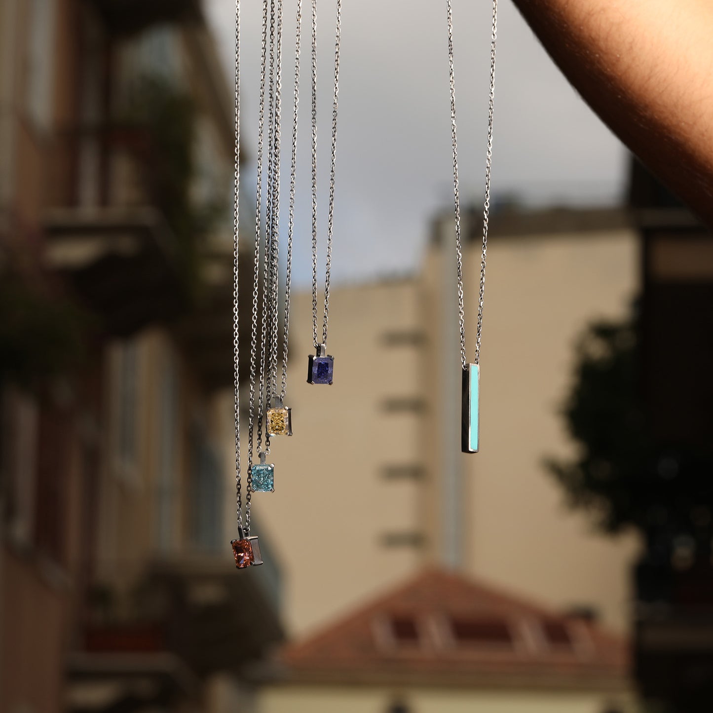 Fancy Yellow Shimmera Necklace