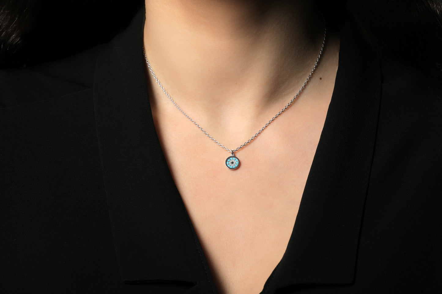 Zircon Eye Necklace