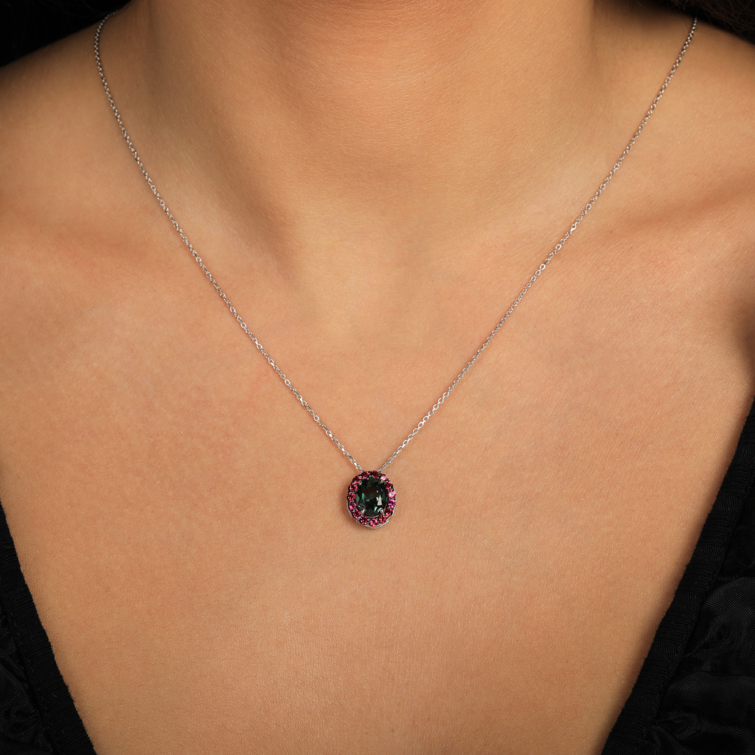 Aurora Halo Necklace
