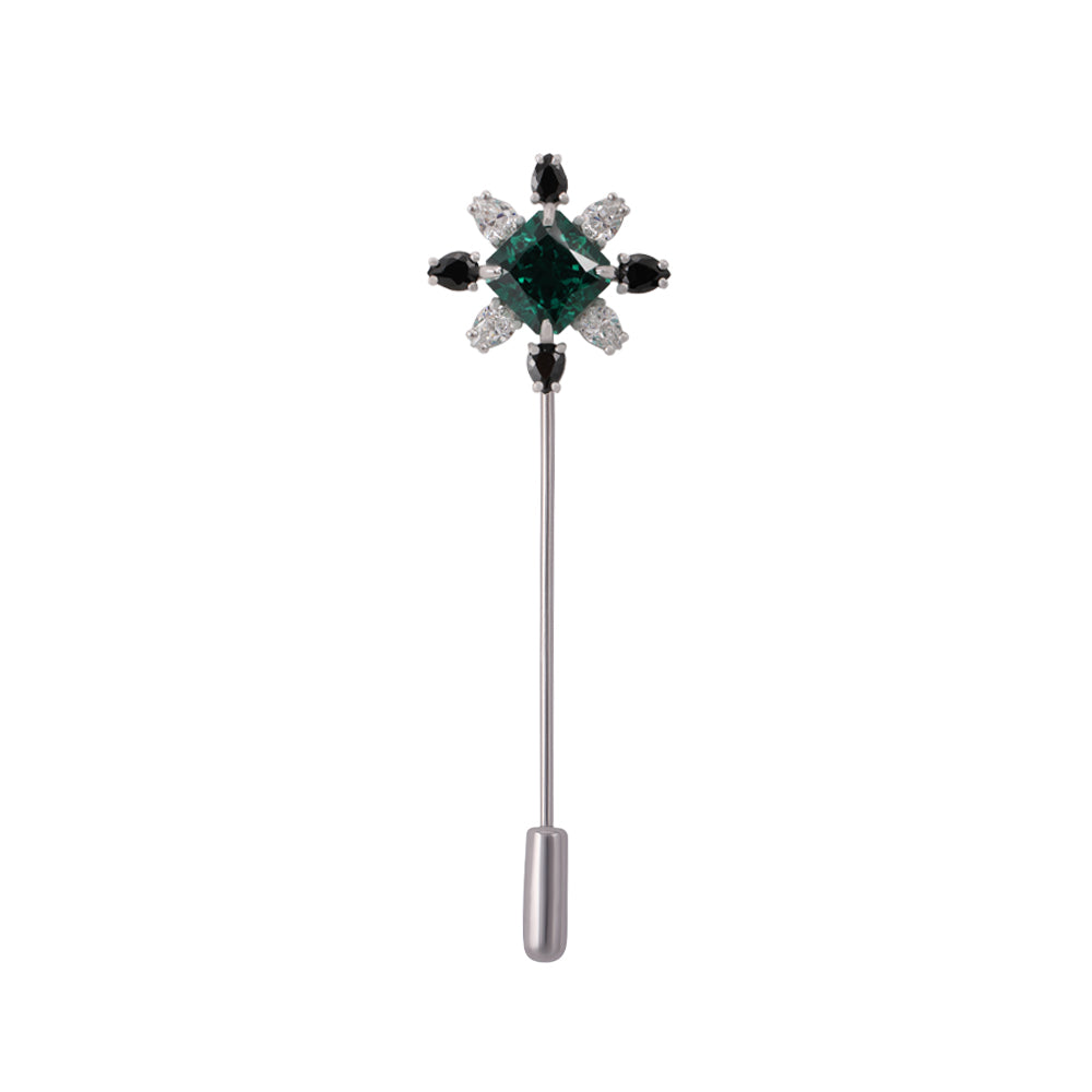 Midnight Compass Lapel Pin