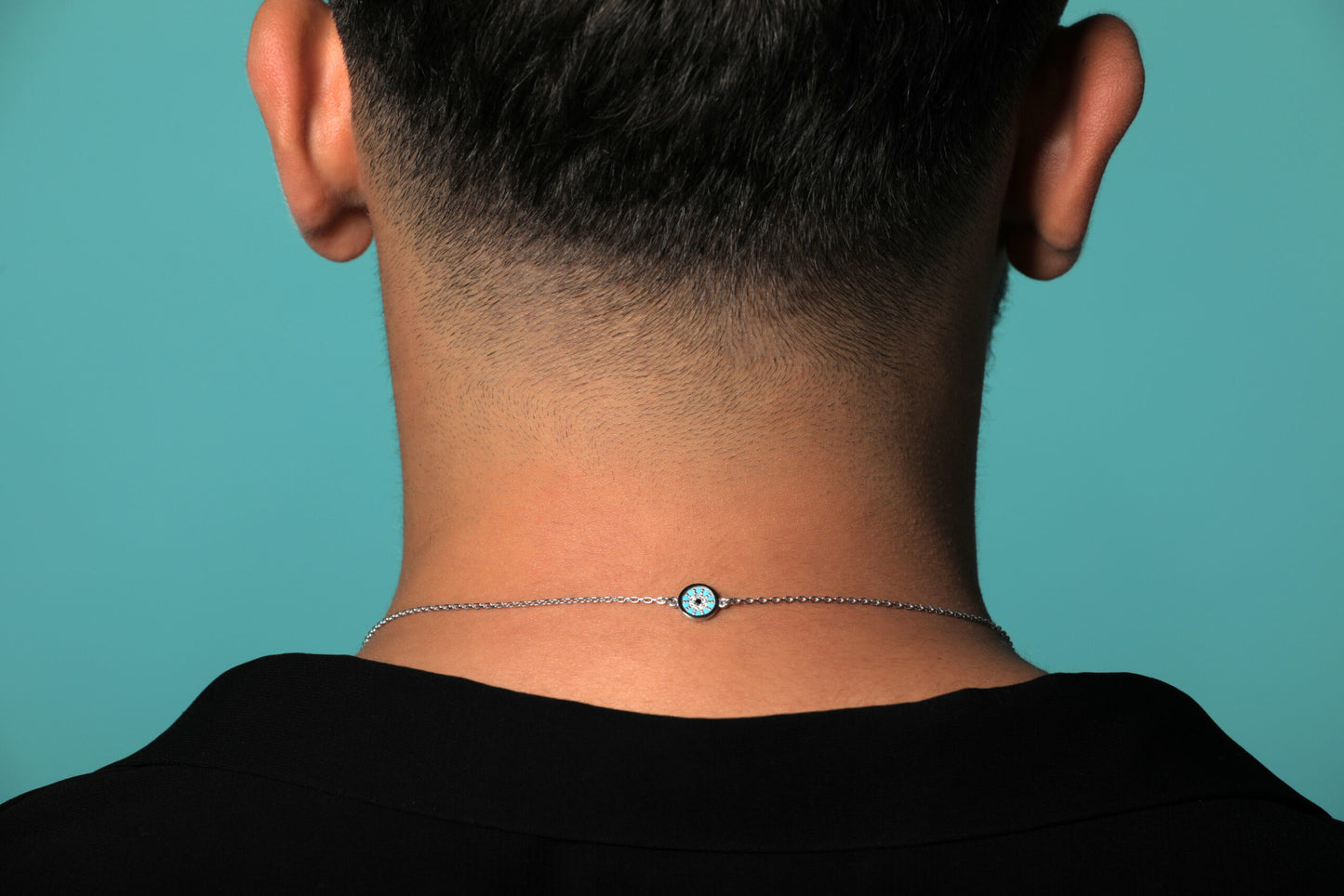Evil Eye Two Charms Necklace