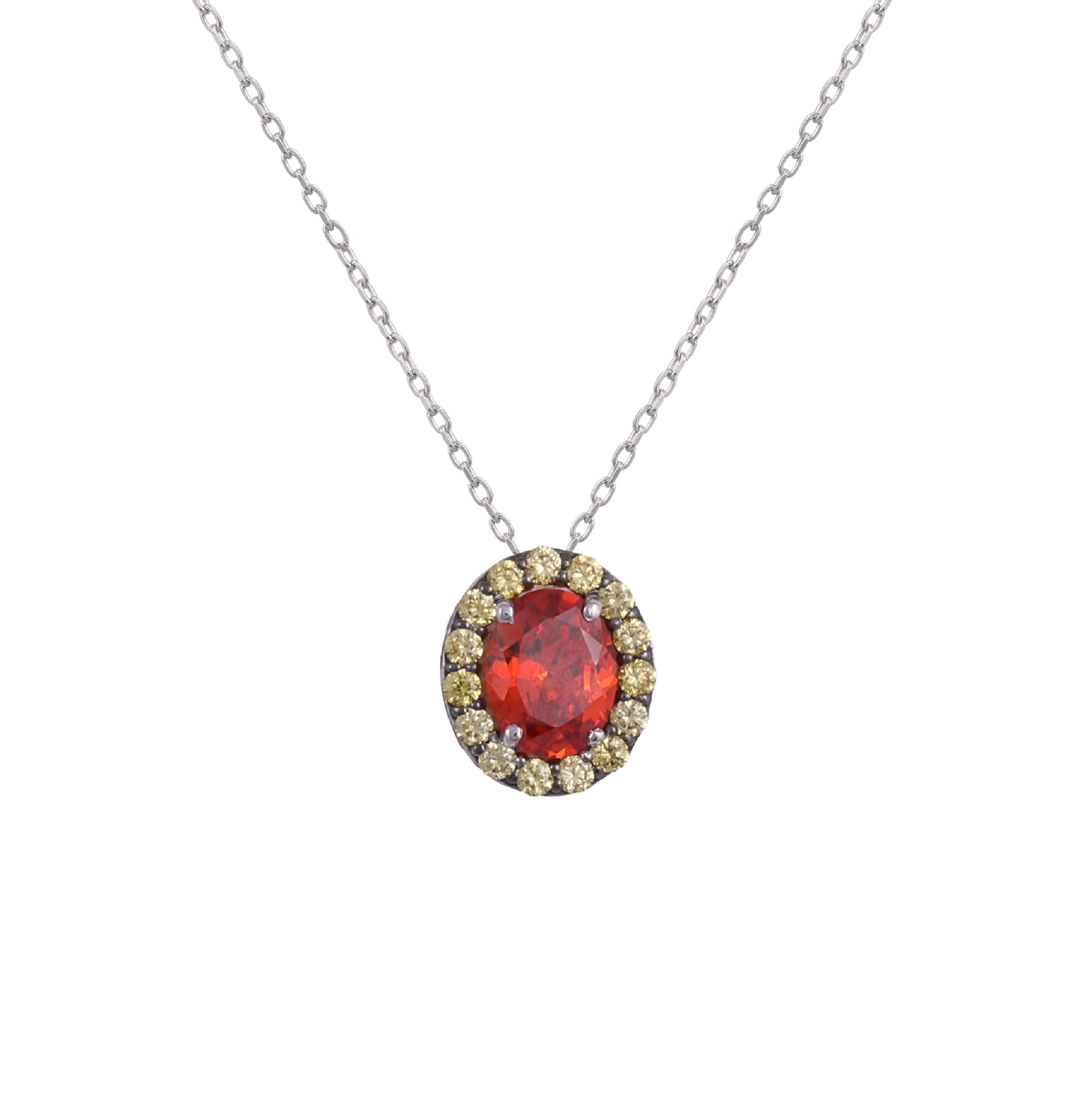 Sunset Halo Necklace