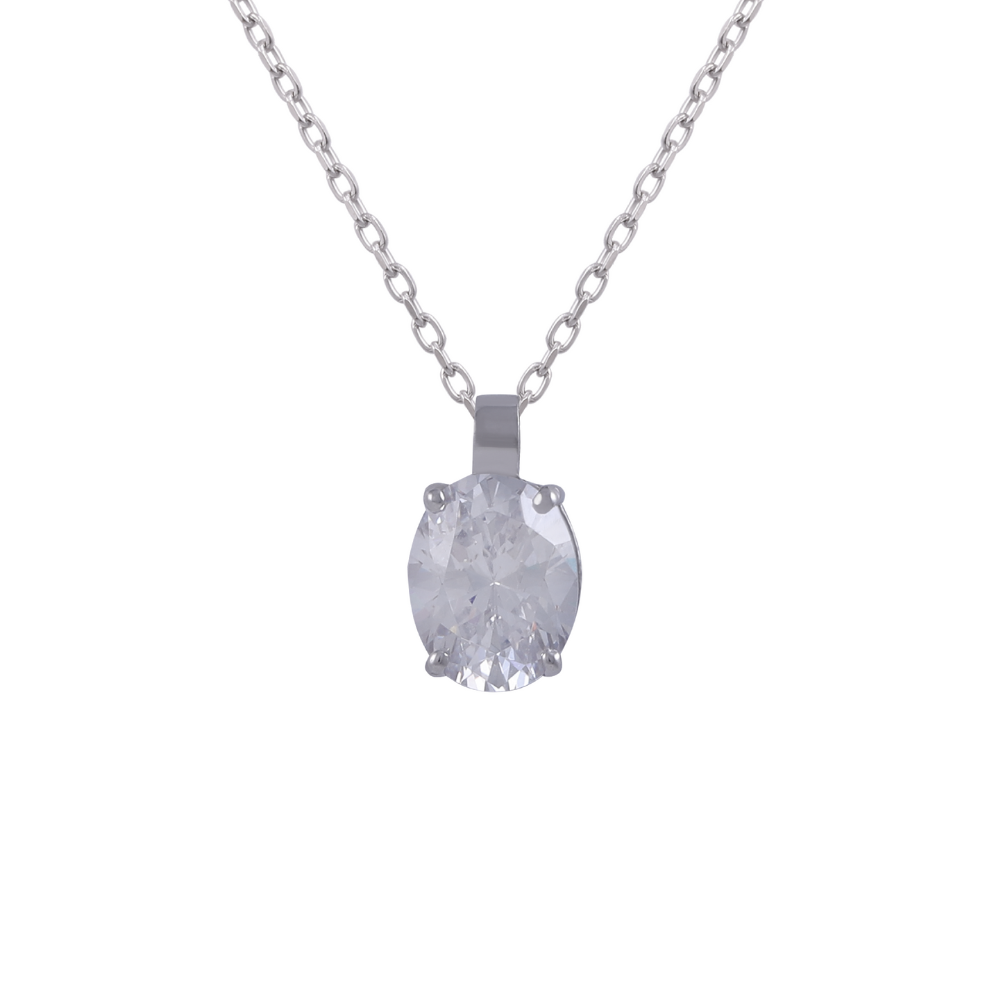 colorless diamond aurora necklace