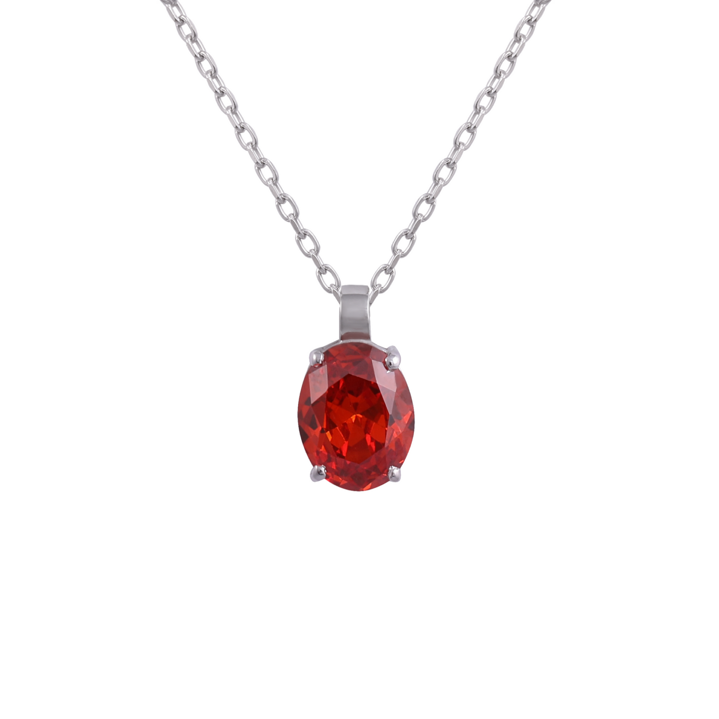 Mandarin Garnet Aurora Necklace