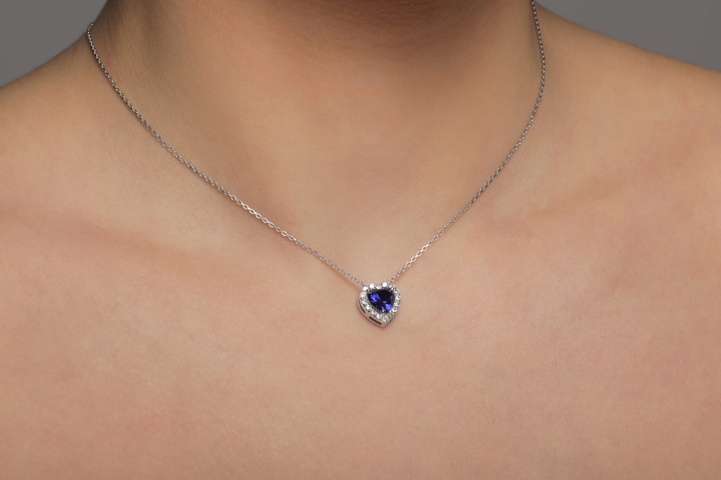 Classic Heart Sapphire