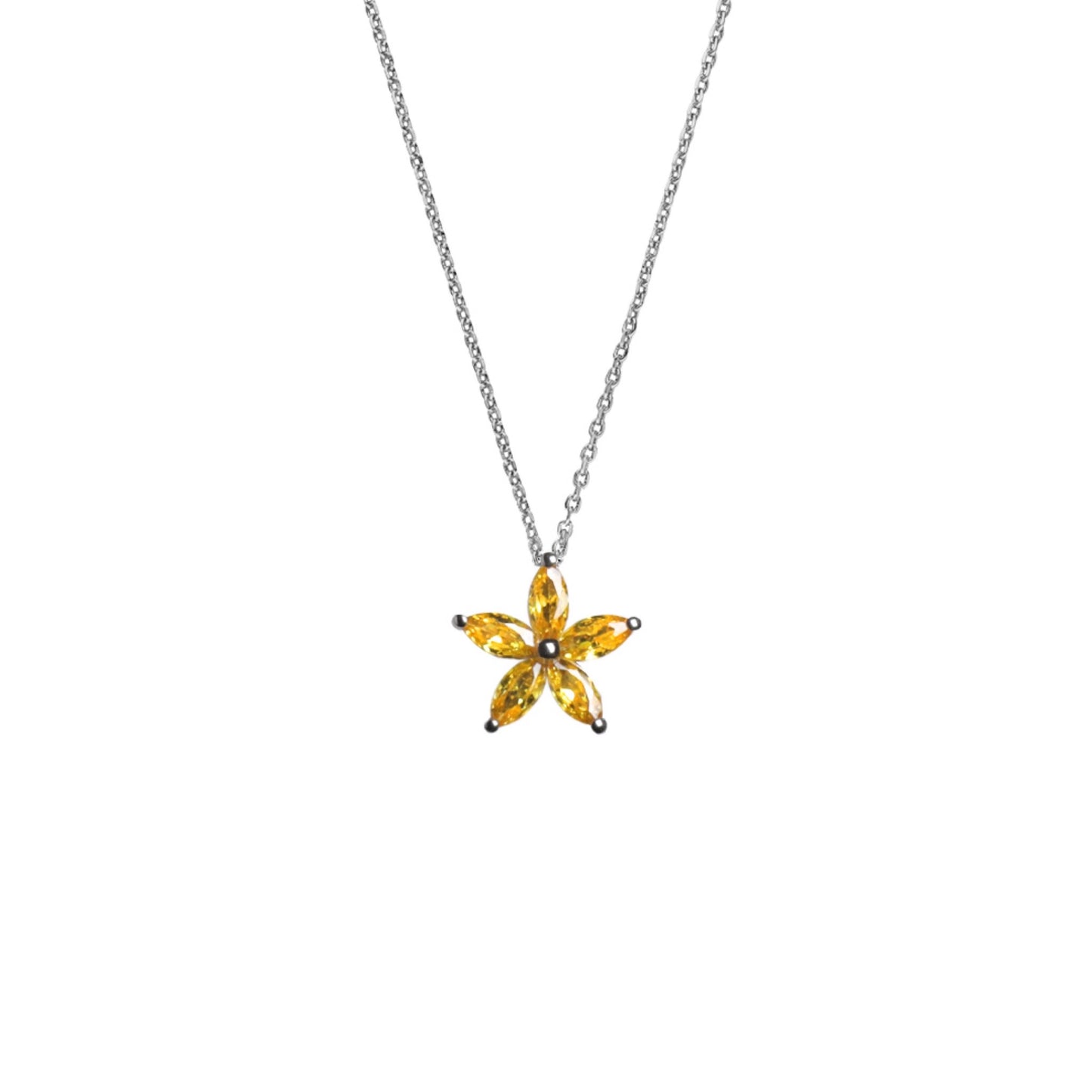 Flora Necklace Yellow