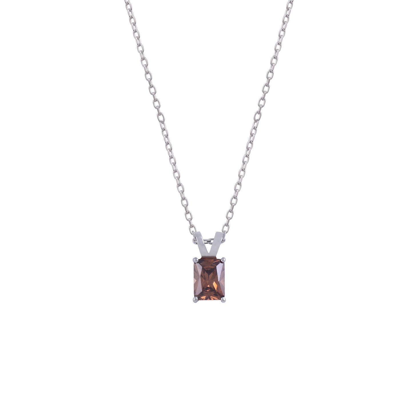 Smokey Topaz Rectangle Birthstone