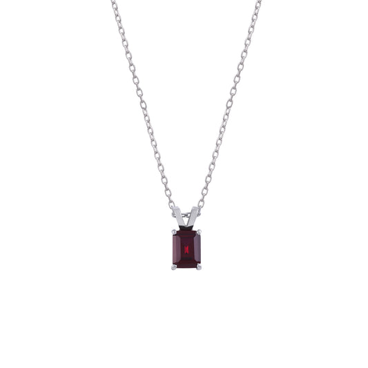 Ruby Rectangle Birthstone