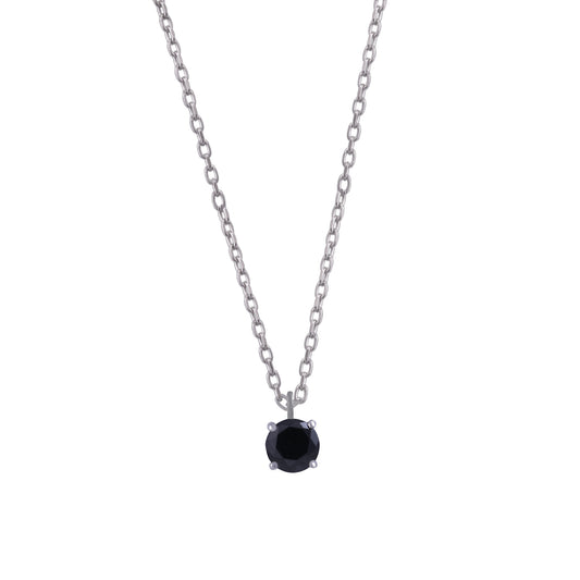 Onyx Round Birthstone