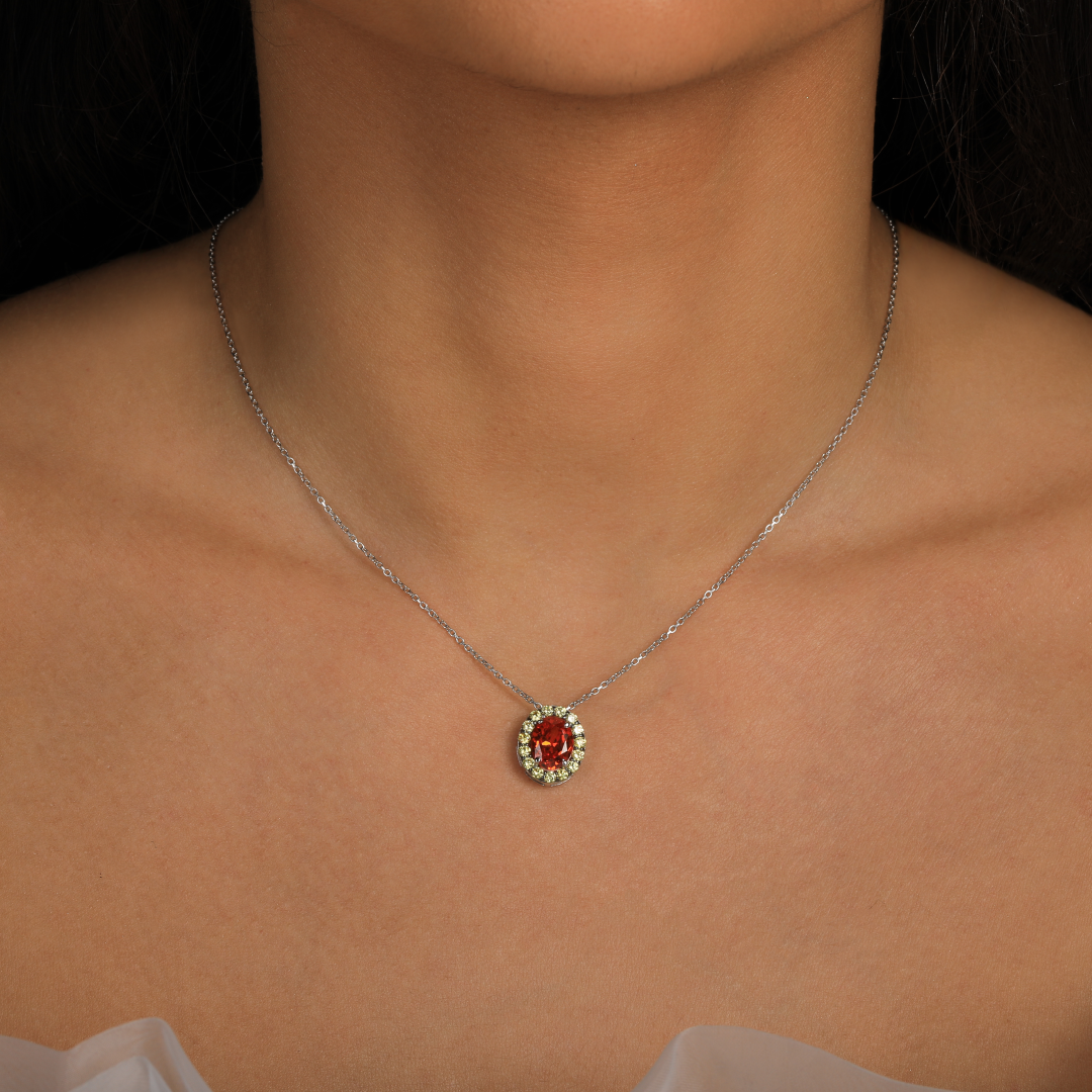 Sunset Halo Necklace