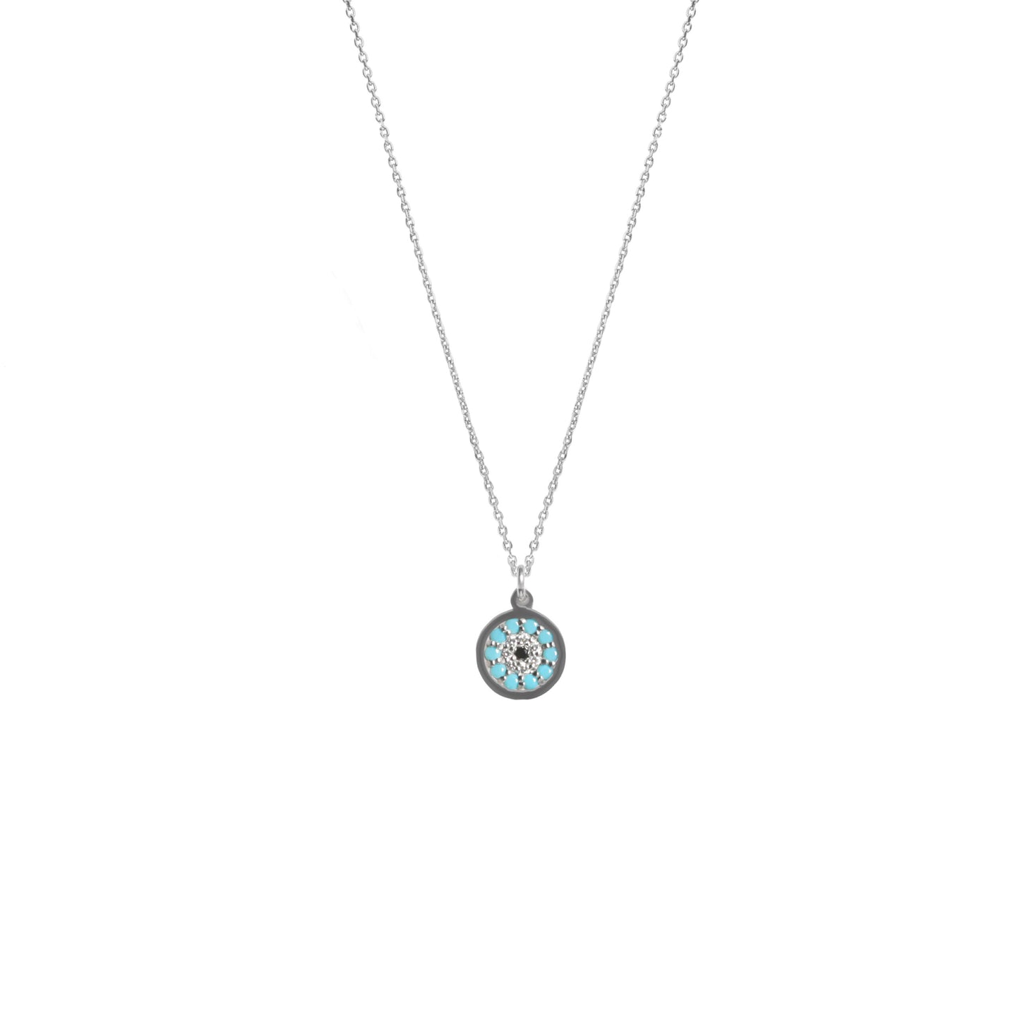 zircon eye necklace