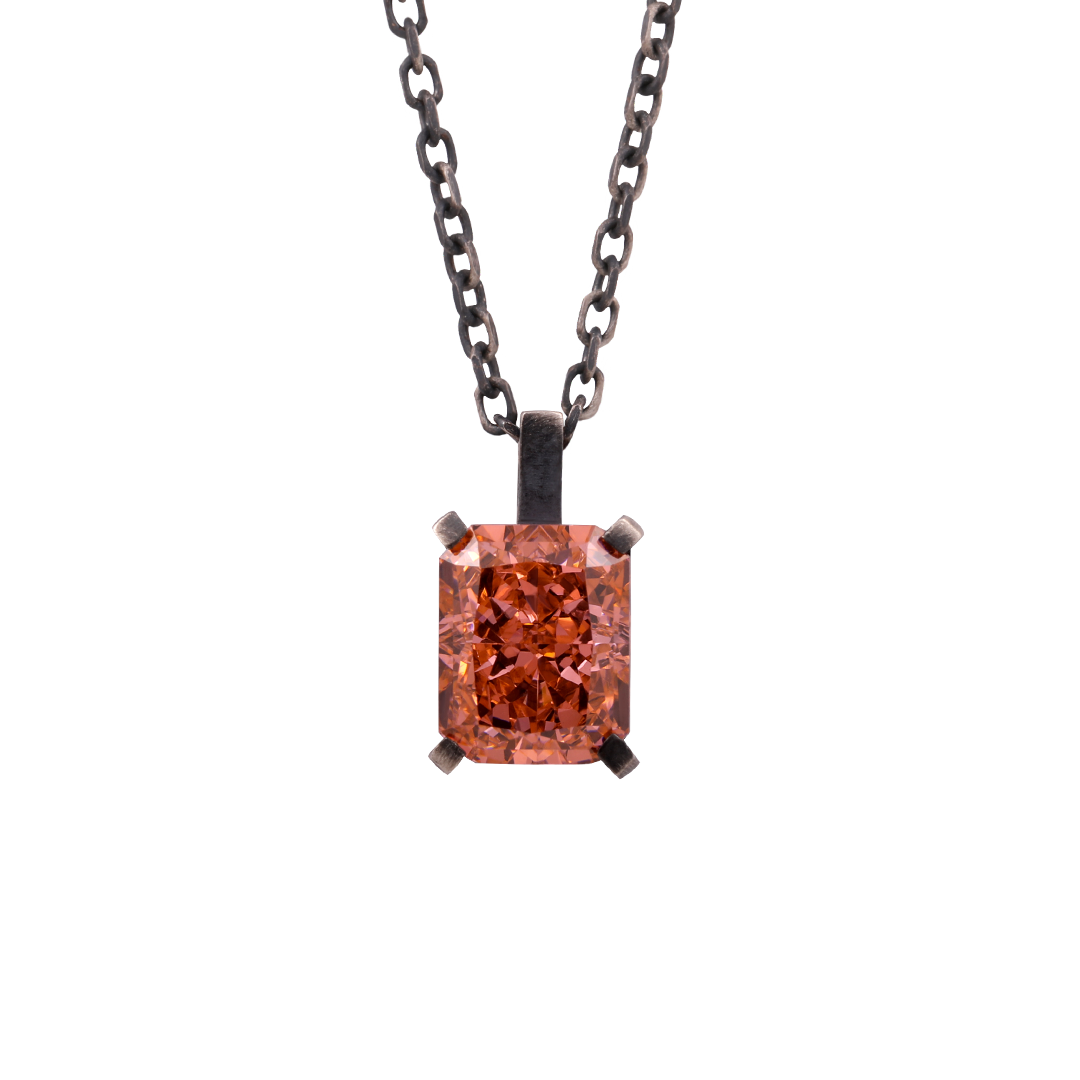 Padparadcha Shimmera Necklace