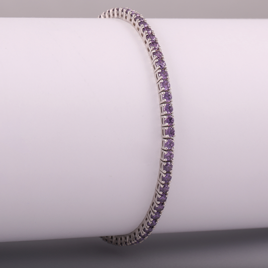 Amethyst Tennis Bracelet