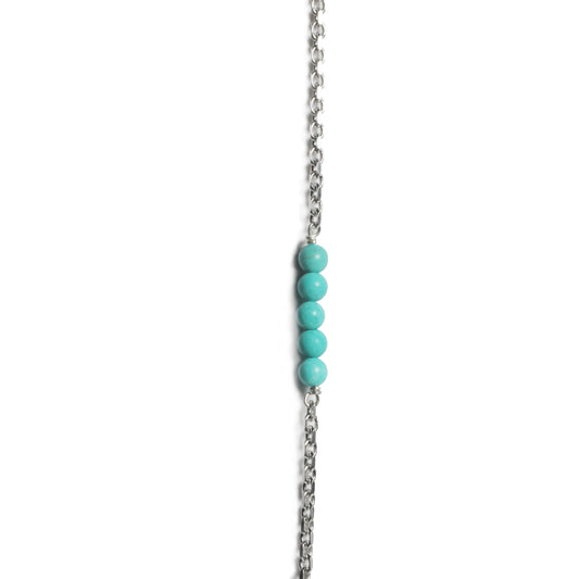 turquoise chain bracelet