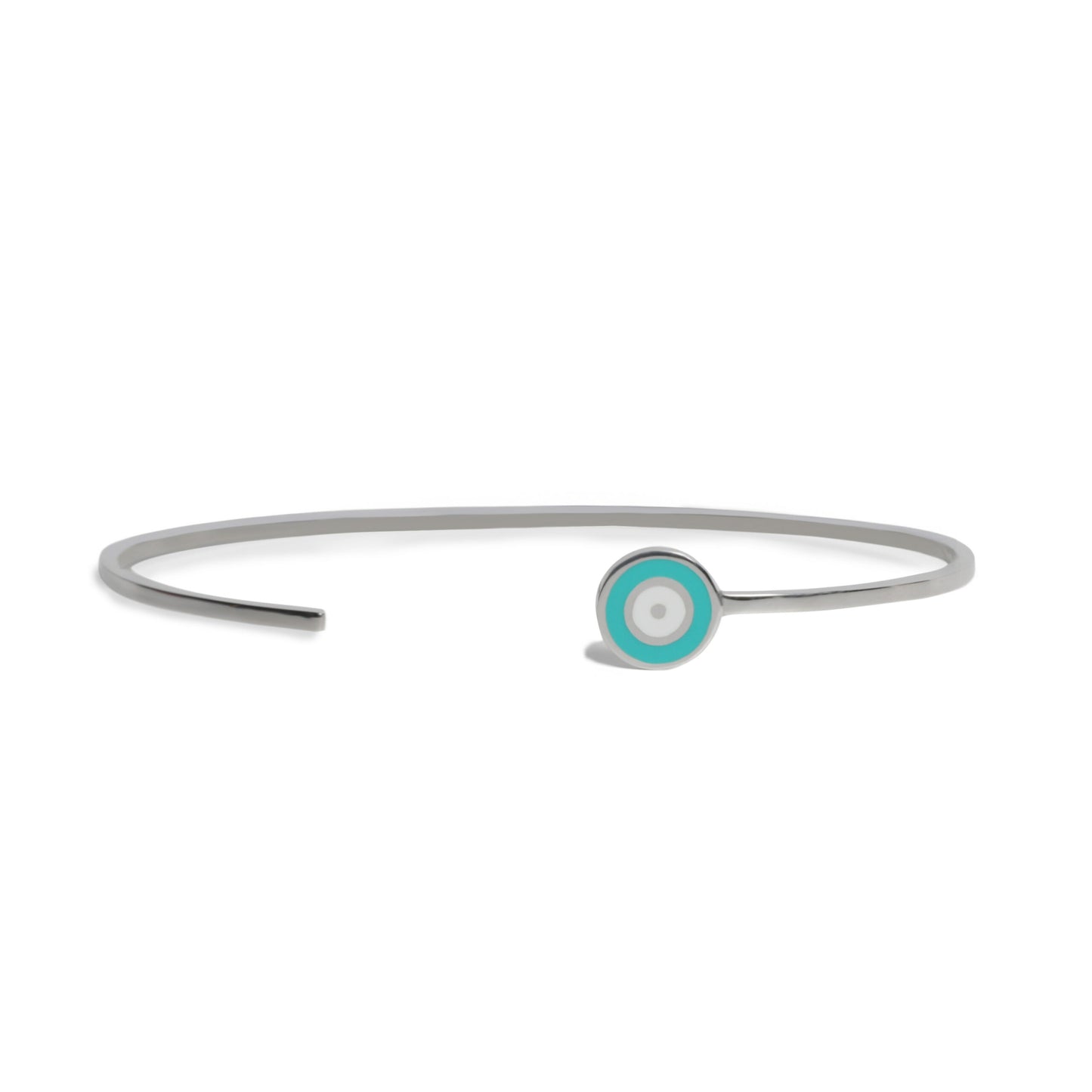 evil eye enamel bangle