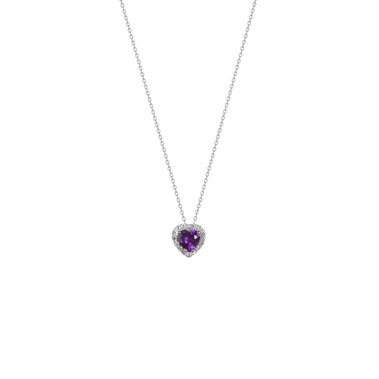 Classic Heart Amethyst