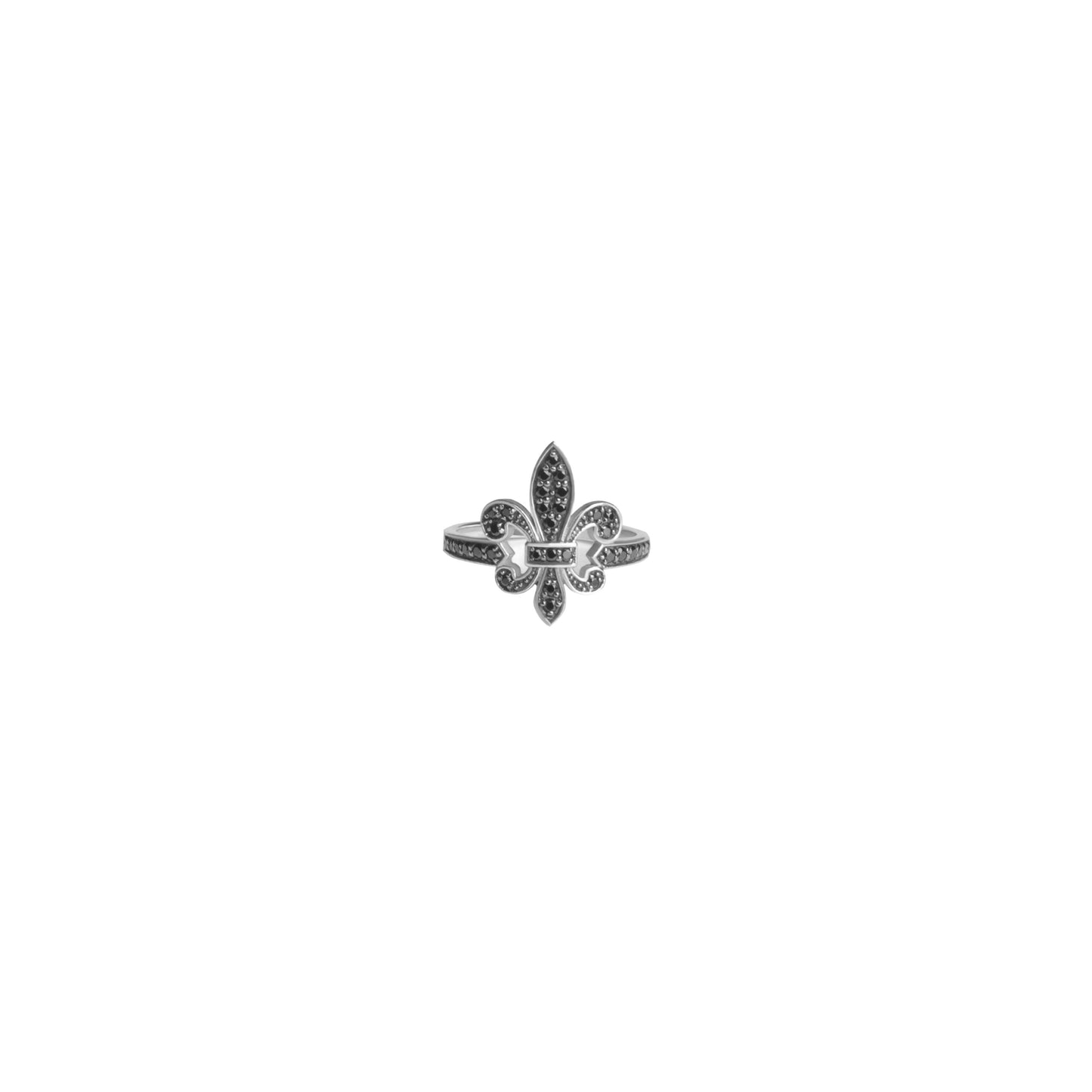 Fleur De Lys Pinky Ring