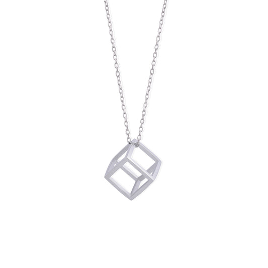 cube big necklace