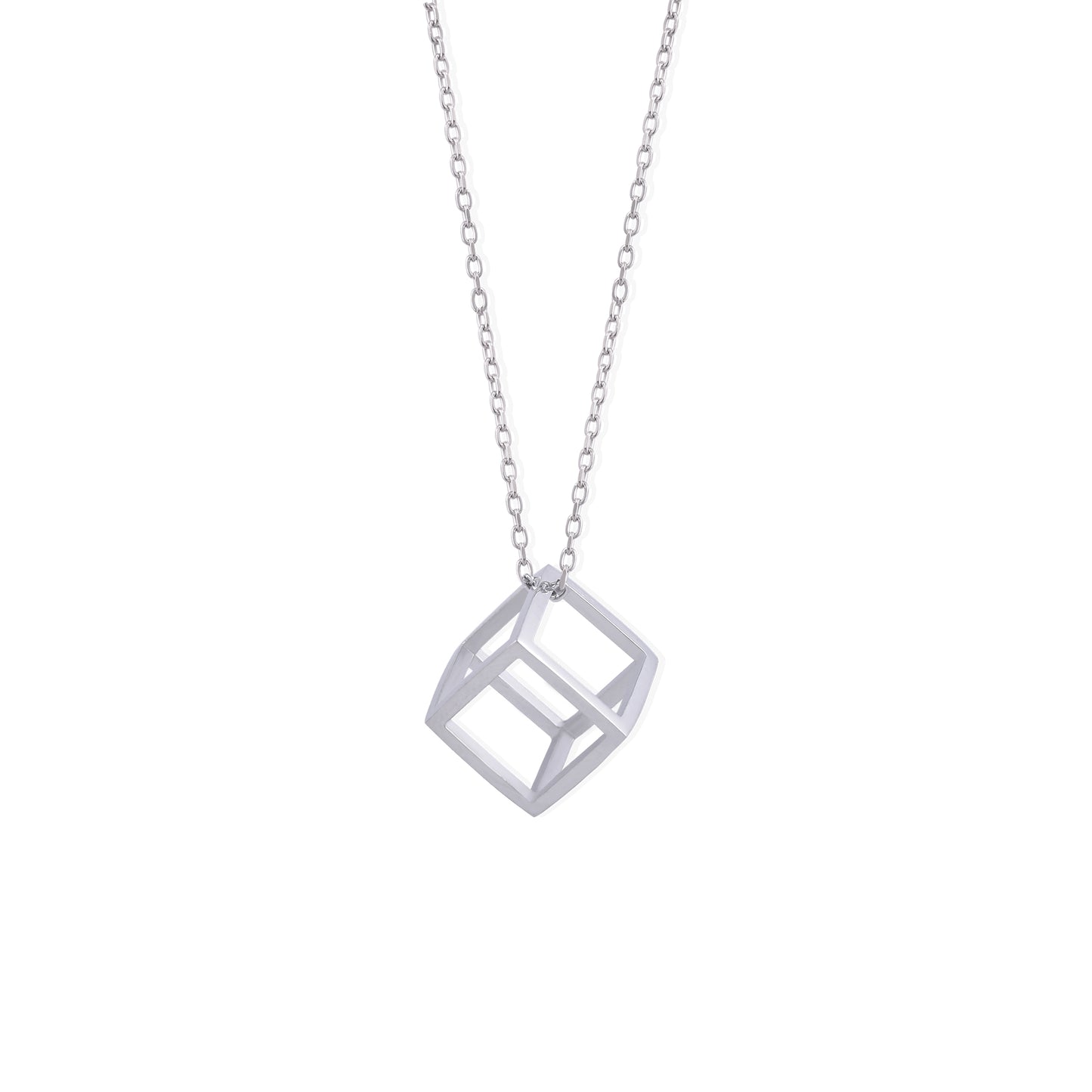 cube big necklace