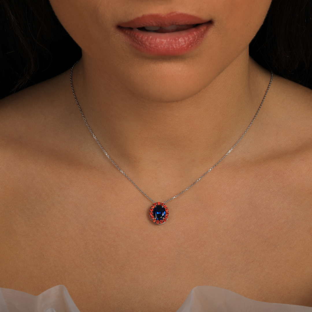 dawn halo necklace