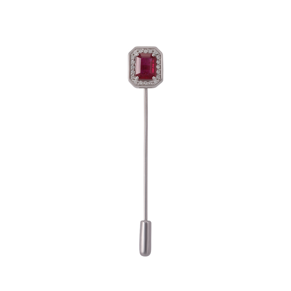 The Regent Lapel Pin - Ruby