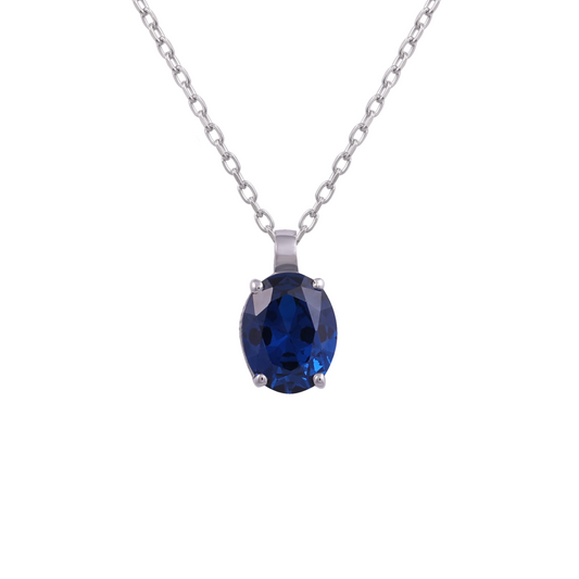 blue sapphire aurora necklace