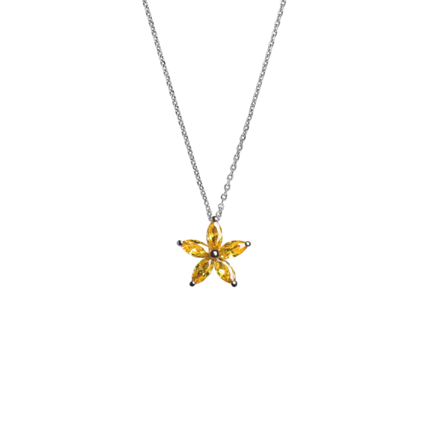 flora necklace-yellow