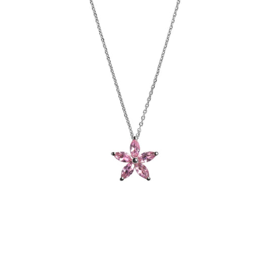 flora necklace-pink