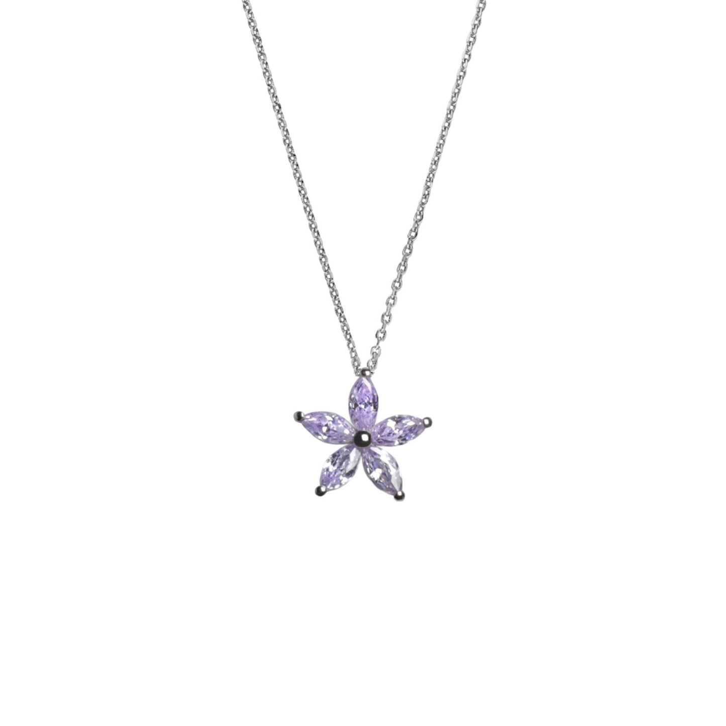 flora necklace-lavender