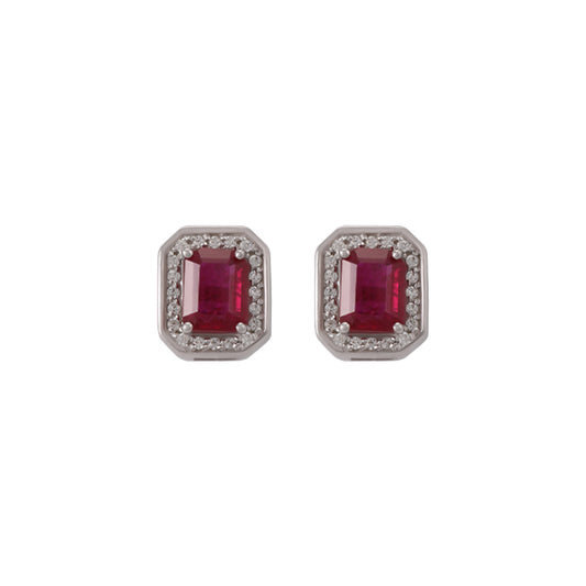 The Regent Cufflinks - Ruby