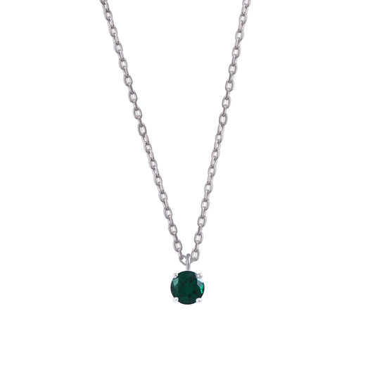 emerald round birthstone