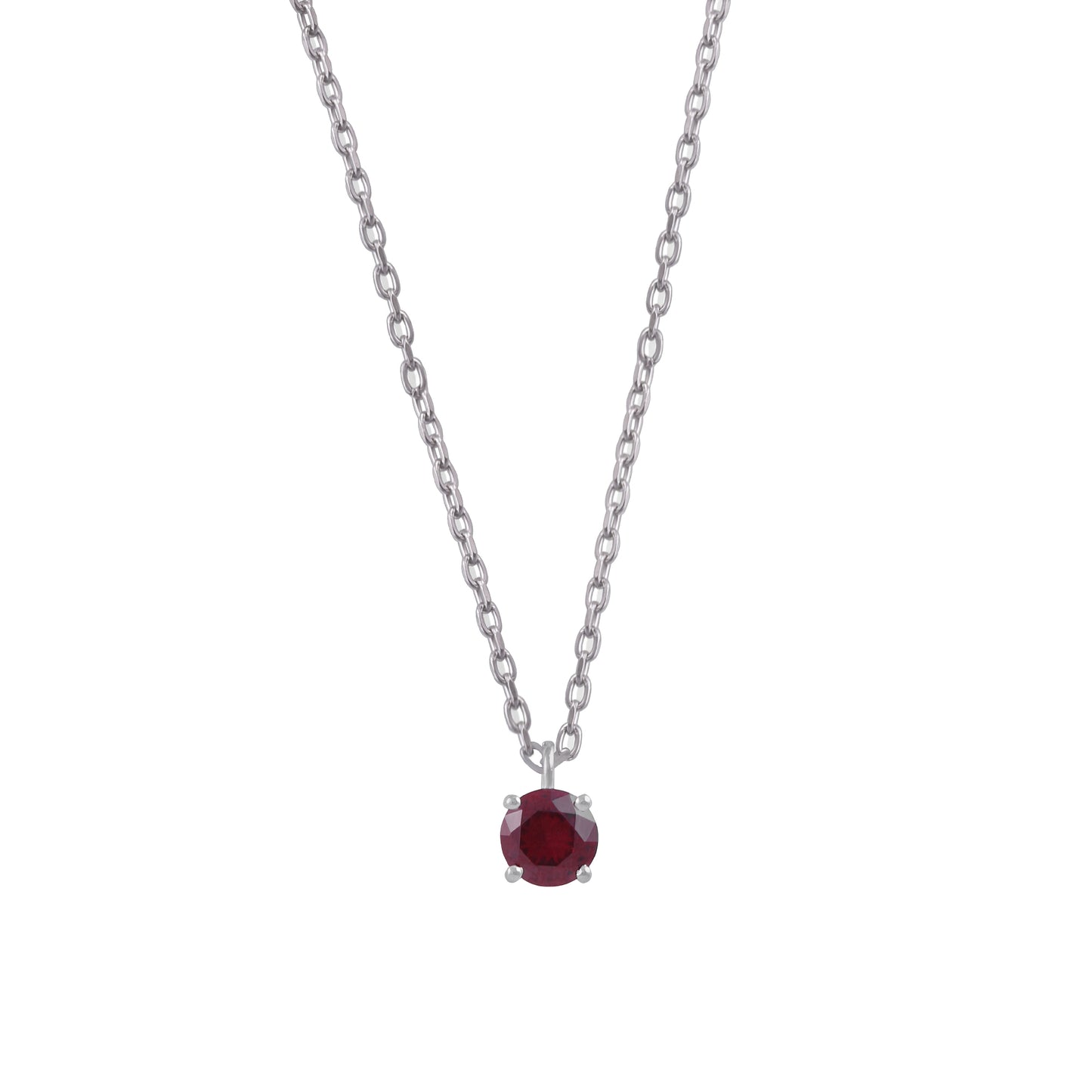 Ruby Round Birthstone